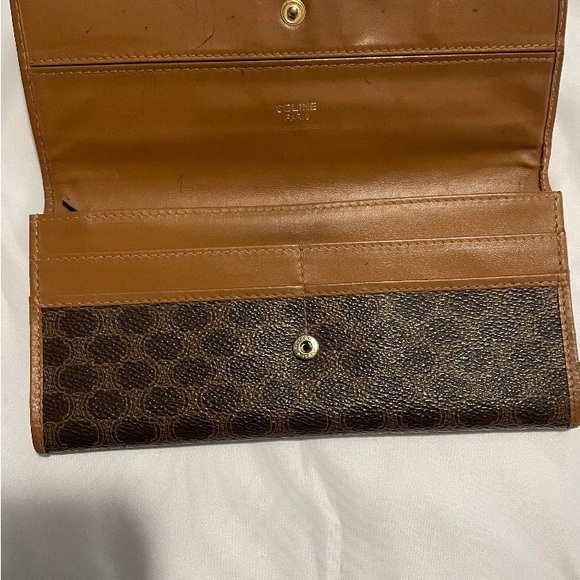 Celine Macadam Long Brown Wallet - Picture 6 of 6